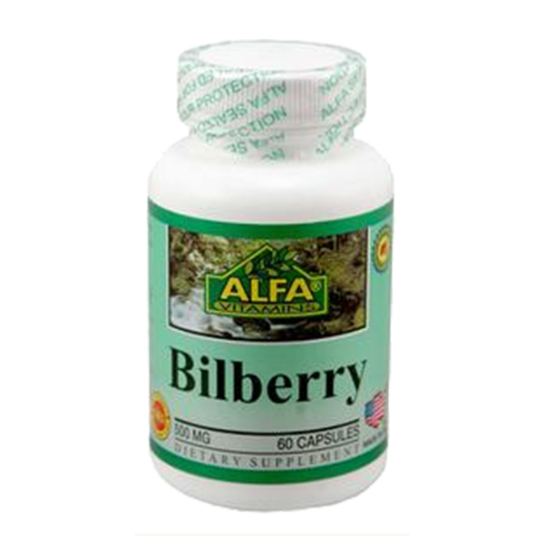 Bilberry 500 mg 60 capsules