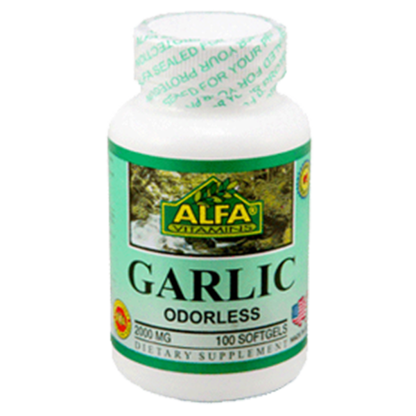 Garlic (Odorless) 2000 mg 100 soft gels