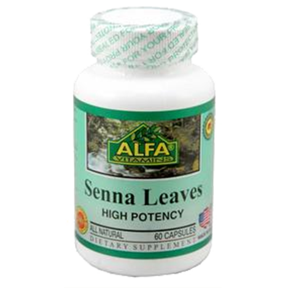 Senna Leaves 470 mg 60 capsules