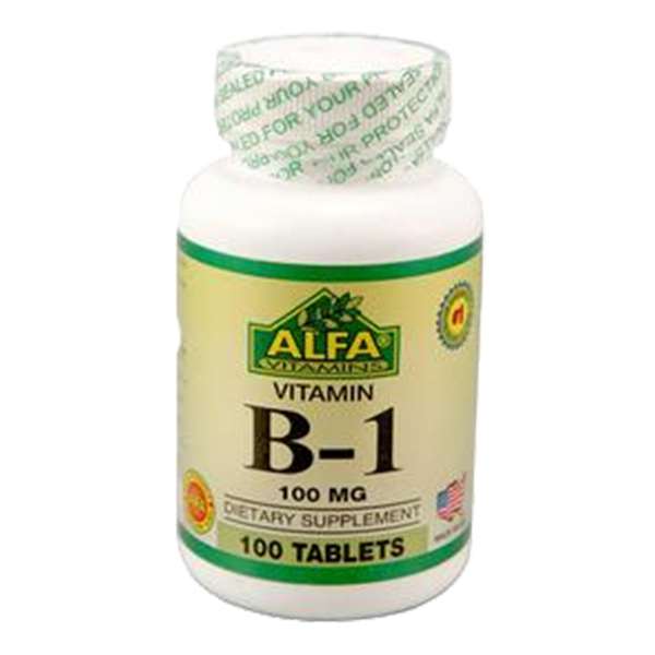 Vitamin B-1 100 mg 100 Tabletas